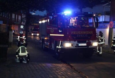 Rettung bei Zimmerbrand