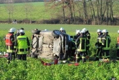 Glätteunfall: Frau schwer verletzt