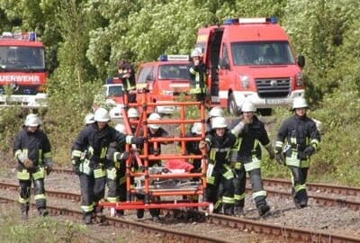 Übung: Zug verunglückt