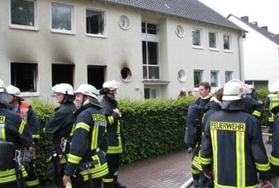 Wohnungsbrand: Vier Verletzte