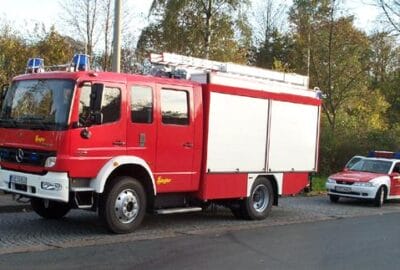 Neues LF 20/16 beim Hersteller abgeholt