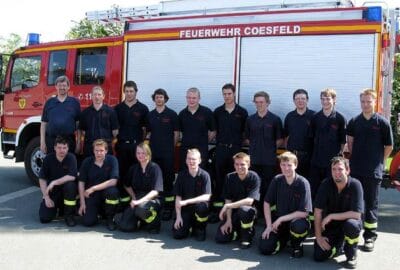 Bei sommerlicher Hitze zum Feuerwehrführerschein