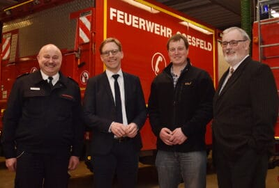 Bei Sturm und Bombenfunden ausgerückt