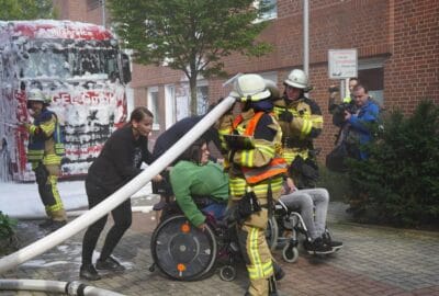 Kaum Probleme mit Gaffern in Coesfeld