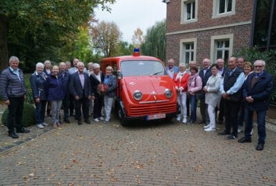 Feuerwehr-Oldtimer als Überraschung für ehemalige Wehrführer aus dem Kreis Coesfeld