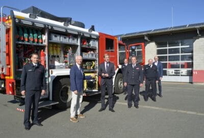 Neues Löschgruppenfahrzeug für den Katastrophenschutz der Coesfelder Feuerwehr übergeben