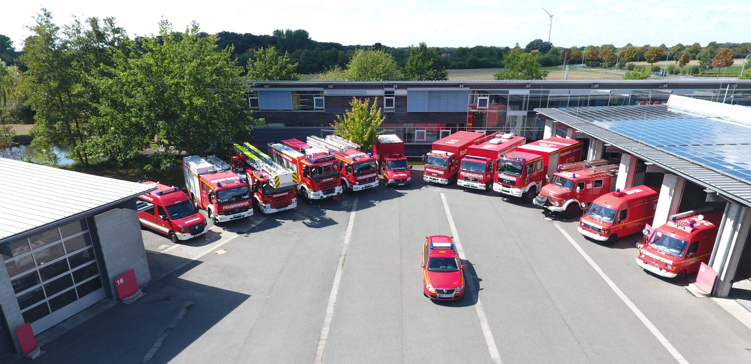 Trotz Corona stets einsatzbereit Feuerwehr Coesfeld