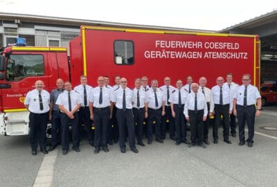 Stadtfeuerwehrverband Coesfeld ehrt zahlreiche Kameraden